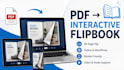 convert PDF to interactive flipbook, digital magazine or online flipbook