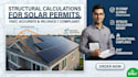 do residential solar structural calculation and roof load analysis