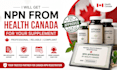 get npn from health canada for your supplement