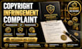 draft a copyright trademark infringement complaint and takedown letter