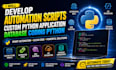 develop automation scripts custom python application database coding python