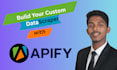 setup apify actor for web scraping data pipeline