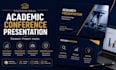 design academic conference presentation, research powerpoint slides