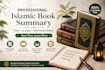summarize islamic books with quran and hadith references