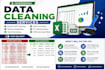 clean excel data, remove duplicates, and split columns