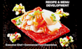develop professional recipes and menus