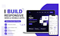 build responsive web and mobile apps as front end  developer