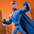 do a superhero comic cartoon character