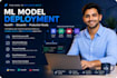 build and deploy your machine learning model using fastapi