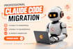 convert claude html lovable to wordpress wix squarespace shopify website