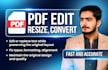 edit modify and redesign PDF files fast and accurately