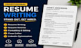 write a professional resume and cover letter