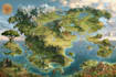 do fantasy map illustration