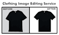 do clothing image editing, ghost mannequin, neck joint