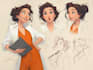 design a cartoon character