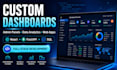 build a custom admin panel or data analytics dashboard