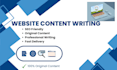 write engaging SEO friendly website and blog content
