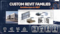 revit families for architectural and mep bim modeling