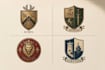 design professional heraldic, modern luxury logo