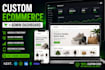 build a custom nextjs ecommerce website with admin dashboard