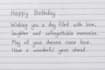 write beautiful handwritten letters, notes, cards and cursive writing