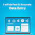 do accurate data entry, google sheets