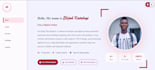 build a responsive HTML CSS javascript landing page