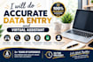 do accurate data entry