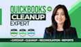 cleanup, catchup, reconcile in quickbooks online bookkeeping