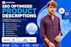 seo products discriptions for shopify amazon