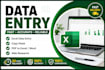 do fast data entry, excel, PDF to word and web research