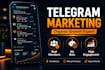 do organic telegram promotion and crypto telegram marketing