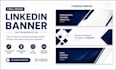 design a professional linkedin banner or header