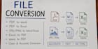 covert PDF to word, excel and editable files