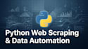 do python web scraping data extraction and automation script