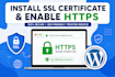 install ssl certificate and fix https error on wordpress