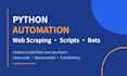 build a python automation script, bot or web scraper for you