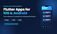 develop flutter ios and android app using dart and swift