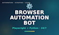 build custom browser automation scripts with python playwright