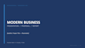 modern business PPT template editable presentation design deck