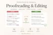 proofread and edit your documents for grammar and clarity