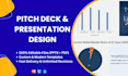 design investor pitch deck and startup presentation