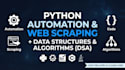 do python automation, data scraping and dsa code optimization