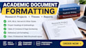 format and organize your academic research project