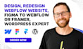 design framer website develop webflow site and convert figma design to framer