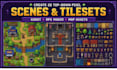 create 2d top down pixel scenes tilesets godot rpg maker map assets for game map
