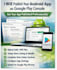 publish your mobile application to google play