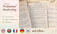 write neat and professional handwritten letters, notes, and documents