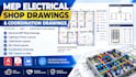 create mep electrical shop drawings and coordination drawings in autocad