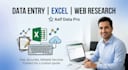 make data entry, google spreadsheets, and also copypasting